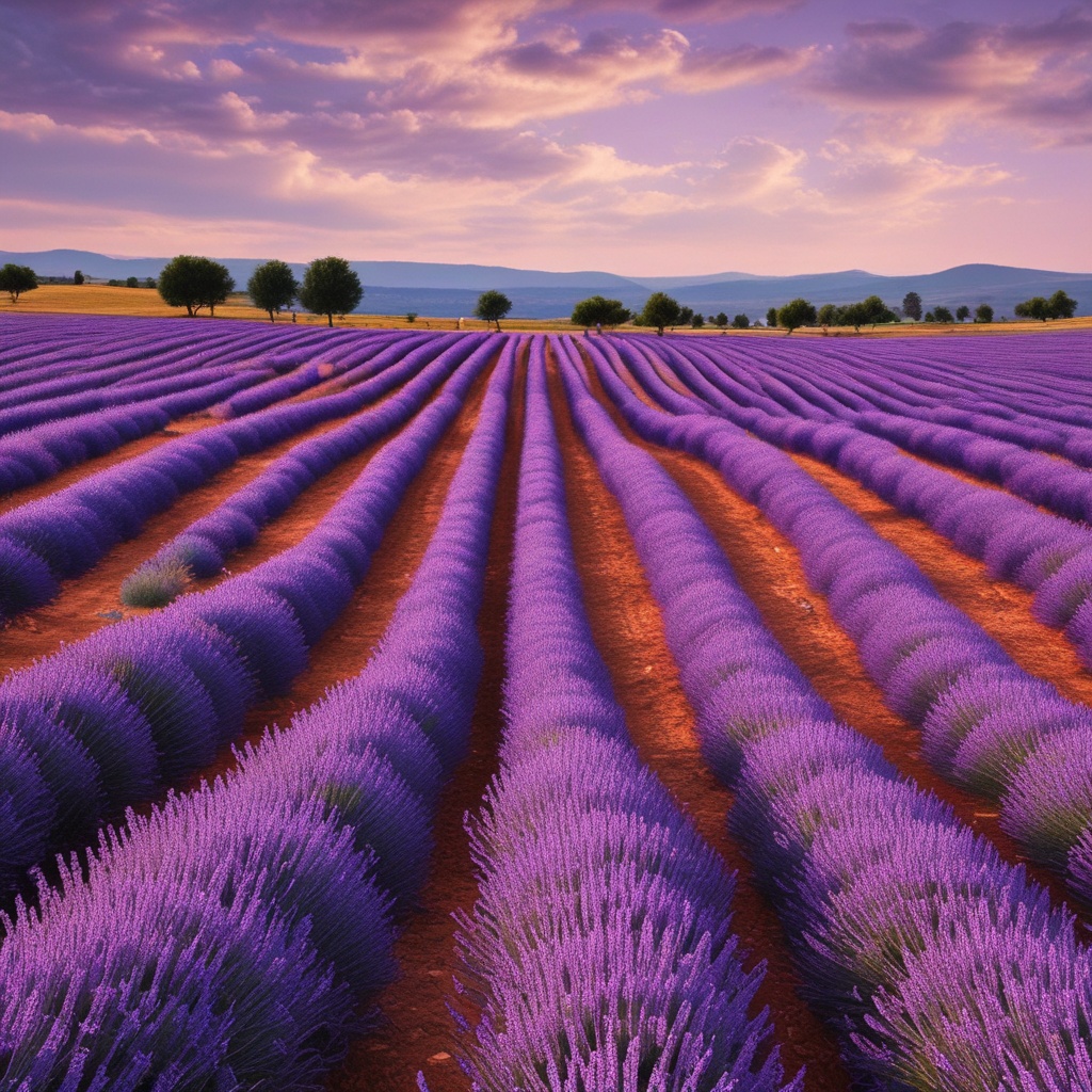 Lavender fields