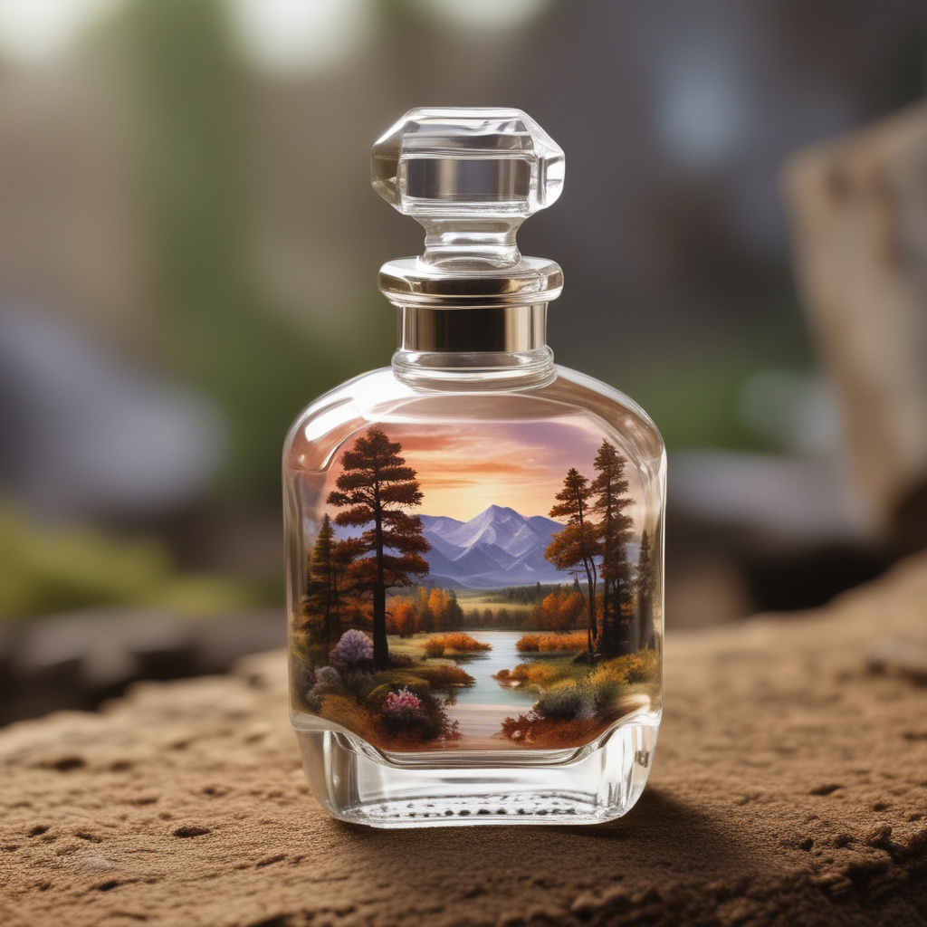 Scenic perfume bottle